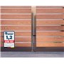 Torfix® Verrou de portail robuste 420 mm avec test de marchandises Note 1,2 pour un verrouillage sûr du curseur au sol - Verrou 