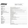 MSI Katana 17 HX B14WGK-084FR : Intel Core i7 14650HX - 32GB DDR5 - SSD 1TB - Nvidia RTX5070 8GB - 17.3" Full HD 144Hz - Windows