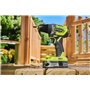 Perceuse-visseuse Etorque moteur BRUSHLESS 18 V - 2 vitesses - 40 Nm - réglage de couple automatique + vissage a fleur des mat
