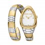 Roberto Cavalli by Franck Muller Femmes Analogique Quartz Montre avec Bracelet en Acier Inoxydable RV1L184M0061