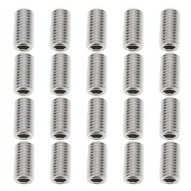 OTOTEC Lot de 30 Vis à tête creuse 1/4-28 x 1/2 pouce Vis sans tête à six pans creux en acier inoxydable 304 pour poignées de po