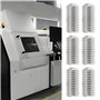 OTOTEC Lot de 30 Vis à tête creuse 1/4-28 x 1/2 pouce Vis sans tête à six pans creux en acier inoxydable 304 pour poignées de po