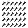 EMSea 30pcs Garniture de Porte Voiture Rivets Pare-Chocs Vis de Clip 18mm Tête Trou 6mm Fixation de Pression