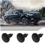 EMSea 30pcs Garniture de Porte Voiture Rivets Pare-Chocs Vis de Clip 18mm Tête Trou 6mm Fixation de Pression