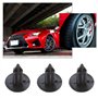 EMSea 30pcs Garniture de Porte Voiture Rivets Pare-Chocs Vis de Clip 18mm Tête Trou 6mm Fixation de Pression