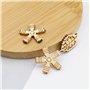 EMSea Lot de 200 découpes en bois pour bricolage - Copeaux de bois décoratifs - Feuilles de bois - Décoration d'art en bois pour