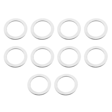 EMSea 10 pièces rondelles de pédale pour 9/16 '' pédale essieux/manivelles vélos VTT vélos de Route 20mm diamètre extérieur 14.5