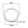 EMSea 10 pièces rondelles de pédale pour 9/16 '' pédale essieux/manivelles vélos VTT vélos de Route 20mm diamètre extérieur 14.5
