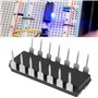 EMSea Lot de 10 Puces de Porte Logique 6 Canaux SN7404N Onduleur Hexad¨¦cimal PDIP-14 pour Applications de Traitement de Signal 