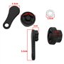 VGOL 1 jeu de boutons de verrouillage antivol - Support antivol - Bouton de verrouillage pour moto - Support de navigation pour 