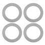 eMagTech Lot de 4 rondelles de pédale de vélo en acier inoxydable 304 de 1