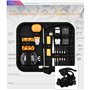 YEHEI Kit de réparation de montre en métal + outil pour presser les montres - Kit d'outils pour remplacer la batterie de montre 