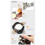 YEHEI Kit de réparation de montre en métal + outil pour presser les montres - Kit d'outils pour remplacer la batterie de montre 