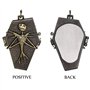 JewelryWe Montre de Poche à Quartz avec boîtier décoratif Le Squelette Echelle numérique rétro