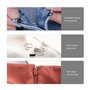 eMagTech 120pcs Crochets à Coudre et Fermeture des Yeux Couture Bricolage Accessoires d'artisanat pour Soutien-Gorge Vêtements V