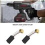ECSiNG 2 paires de Balais de Charbon Moteur Rechange d'arrêt Automatique 6x8x14mm Compatible avec Kress HM 10 EM HM 22-2 EM SBLR