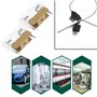 ECSiNG 20pcs PCB Porte-fusible avec 20pcs Couvercle Transparent Double Bornes 250V 6A 5x20mm Fusible PCB Panneau Support de Mont
