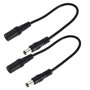 2pcs Câble de Conversion Puissance de Polarité Inversée Câble de Polarité Inversée Convertisseur de Polarité Inversée Accessoire