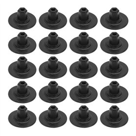 ECSiNG 20pcs Clips d'écrou Boucliers de Soubassement Clips de Fixation Panneau d'isolation Compatible avec Audi Compatible avec