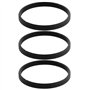 ECSiNG 3pcs en Alliage d'aluminium M39 à M42 Bague d'adaptation d'objectif M39 à Adaptateur d'appareil Photo M42 Compatible avec