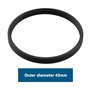 ECSiNG 3pcs en Alliage d'aluminium M39 à M42 Bague d'adaptation d'objectif M39 à Adaptateur d'appareil Photo M42 Compatible avec