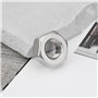 LT Easiyl 10 Lot écrous Hexagonaux de Vilebrequin M10 X 1 Mm en Acier Inoxydable 304 Filetage Fin Compatible avec Simson S50 S51