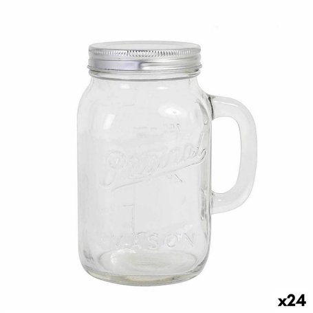 Carafe en Verre Transparent Viejo Valle 900 ml Avec couvercle