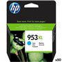 Cartouche d'encre originale HP 953XL Cyan (50 Unités)