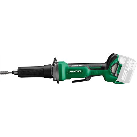 HiKOKI Meuleuse droite sans fil avec interrupteur à pagaie GP18DB (18 V