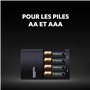 Duracell - chargeur de piles AA et AAA en 4 heures (2 piles AA et 2 piles AAA rechargeables incluses)