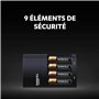 Duracell - chargeur de piles AA et AAA en 4 heures (2 piles AA et 2 piles AAA rechargeables incluses)