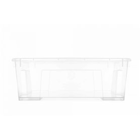SAMLA Boîte de rangement transparente de 11 l