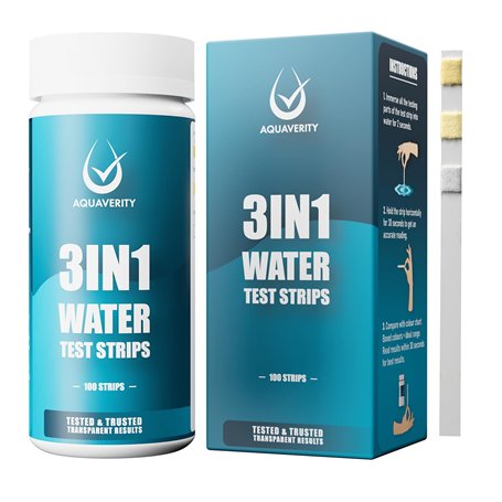 AQUAVERITY Bandelettes test piscine 3 en 1