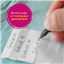 Avery - 100 Pièces Etiquette Vetement Enfant Vierge Thermocollantes Inscriptibles Blanche 0,9 x 5,2 cm - Lavables Jusqu'à 60°C, 