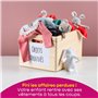 Avery - 100 Pièces Etiquette Vetement Enfant Vierge Thermocollantes Inscriptibles Blanche 0,9 x 5,2 cm - Lavables Jusqu'à 60°C, 