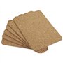 APOLLO Lot de 6 Sets de Table en liège 280 x 200 mm