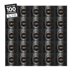 EXS Black Fantasy boîte des 100 préservatifs noirs
