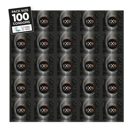 EXS Black Fantasy boîte des 100 préservatifs noirs