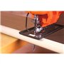 Scie sauteuse 400W - 3000 trs/min, course 18mm, lame en T, capacité de coupe bois 65mm/acier 6mm/alu 10 mm - BLACK+DECKER