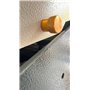 PrecisionGeek Moleté Pouce vis/Vis d'épaule Aluminium M5 x 10mm L-22mm Anodisé Orange Lot de 4