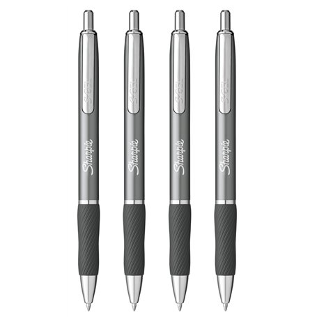Sharpie Lot de 4 stylos S-gel à pointe moyenne 0