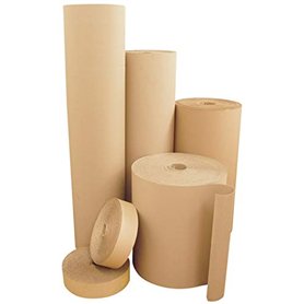 REALPACK® | 1 rouleau de papier en carton ondulé | Taille : largeur 850 mm x longueur 75 m | Meilleur prix | Assez solide et idé