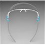 Lot de 50 visières de protection intégrale pour le visage avec cadre de lunettes et pare-soleil confortables pour les affaires e