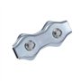 KATSU 10 Pièces 6mm Câble à Pince pour Corde Métallique Boulon Duplex en Acier Pinces pour Fils Duplex Clôture électrique Cordes