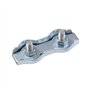 KATSU 10 Pièces 6mm Câble à Pince pour Corde Métallique Boulon Duplex en Acier Pinces pour Fils Duplex Clôture électrique Cordes