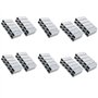 Agrafes plates 8 mm Agrafes stationnaires robustes Recharge pour pistolet agrafeur 10 000 pièces