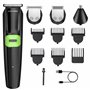 BarberBoss Kit de toilettage tout-en-un pour hommes : tondeuse à barbe