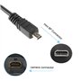 Panlouting USB Câble de Charge 8 Broches pour Appareil Photo 150cm Câble de Données EMC-5 Compatible avec Casio Exilim EX-ZS200 