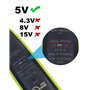 2 Pack | Rechange USB Câble de Charge 1 Mètre compatible avec Hydropulseurs Sans Fil Philips Sonicare 3000 HX3826/21, HX3826/23,