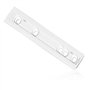 SPARES2GO Porte Plastique Support de Montage de Fixation Slide Kit compatible avec Electrolux Intégré Réfrigérateur et Congélate